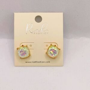 Glitter Studded Earrings